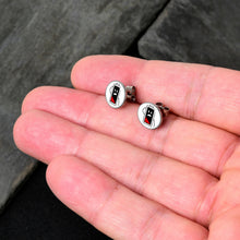 Load image into Gallery viewer, Battery Empty Stud Earrings by Onyx O
