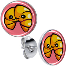 Load image into Gallery viewer, Quaso Croissant Stud Earrings by Onyx O
