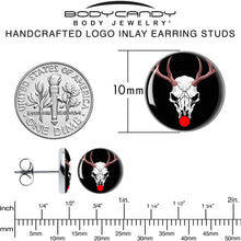 Load image into Gallery viewer, Holiday Dead Nosed Reindeer Stud Earrings by Onyx O
