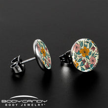 Load image into Gallery viewer, Blossom Creation Wildflower Flowers Stud Earrings by Onyx O
