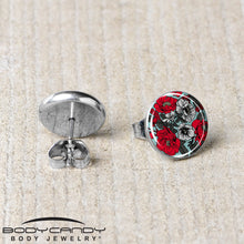Load image into Gallery viewer, Blossom Creation Vibrant Bloom of Flowers Stud Earrings by Onyx O
