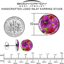 Load image into Gallery viewer, Blossom Creation Tropical Floral Flowers Stud Earrings by Onyx O
