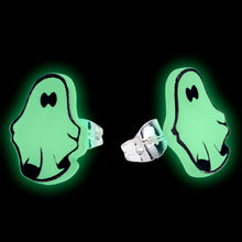 Load image into Gallery viewer, Glow In The Dark Ghost Stud Earrings
