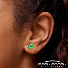 Load image into Gallery viewer, Keep it 100 Glow in the Dark Stud Earrings by Onyx O

