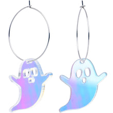 Load image into Gallery viewer, Acrylicious Haunting Ghost Hoop Earrings
