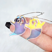Load image into Gallery viewer, Acrylicious Haunting Ghost Hoop Earrings

