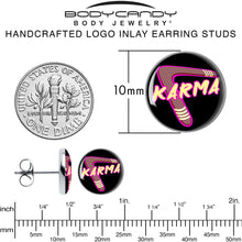 Load image into Gallery viewer, Karmic Boomerang Stud Earrings by Onyx O
