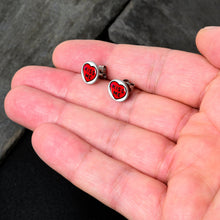 Load image into Gallery viewer, Kiss Me Candy Heart Stud Earrings by Onyx O
