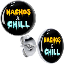Load image into Gallery viewer, Nachos and Chill Stud Earrings by Onyx O
