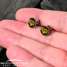 Load image into Gallery viewer, Nacho Type Stud Earrings by Onyx O
