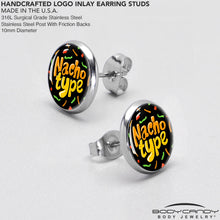Load image into Gallery viewer, Nacho Type Stud Earrings by Onyx O
