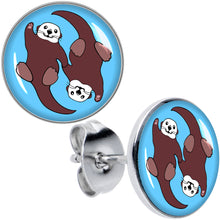 Load image into Gallery viewer, Oh My Otters Animal Stud Earrings by Onyx O
