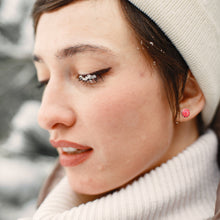 Load image into Gallery viewer, Holiday Peppermint Candy Stud Earrings

