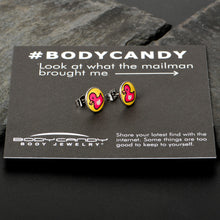 Load image into Gallery viewer, Pink Ducky Stud Earrings by Onyx O
