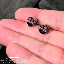 Load image into Gallery viewer, RAWR Kitty Cat Stud Earrings by Onyx O
