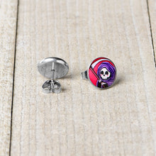 Load image into Gallery viewer, Grim Reaper Stud Earrings by Onyx O
