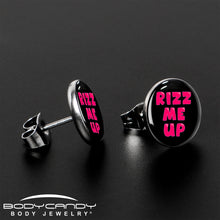 Load image into Gallery viewer, RIZZ ME UP Stud Earrings by Onyx O

