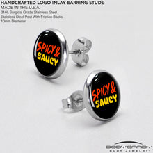 Load image into Gallery viewer, Spicy and Saucy Stud Earrings by Onyx O
