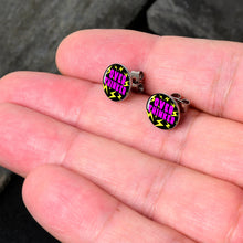 Load image into Gallery viewer, Over Thinker Impact Stud Earrings by Onyx O
