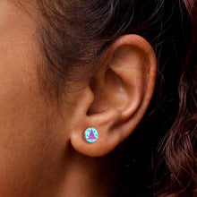 Load image into Gallery viewer, Pastel Christmas Tree Holiday Stud Earrings by Onyx O
