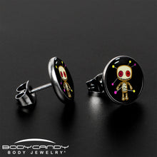 Load image into Gallery viewer, Voodoo Doll Stud Earrings by Onyx O
