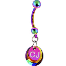 Load image into Gallery viewer, Limited Edition Custom Personalized Crystal Belly Ring
