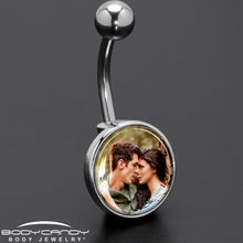 Load image into Gallery viewer, Custom Photo Belly Ring
