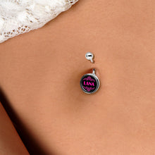 Load image into Gallery viewer, Custom Pink Personalized Name Belly Ring
