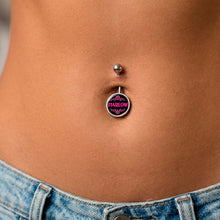 Load image into Gallery viewer, Custom Pink Personalized Name Belly Ring
