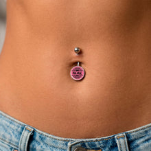 Load image into Gallery viewer, Custom Pink Mandala Personalized Name Belly Ring

