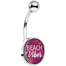 Load image into Gallery viewer, Tropical Paradise Beach Vibes Belly Ring
