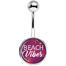 Load image into Gallery viewer, Tropical Paradise Beach Vibes Belly Ring

