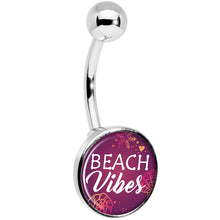 Load image into Gallery viewer, Tropical Paradise Beach Vibes Belly Ring
