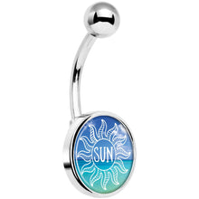 Load image into Gallery viewer, Cool Ocean Sun Belly Ring
