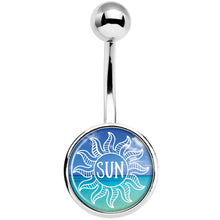 Load image into Gallery viewer, Cool Ocean Sun Belly Ring

