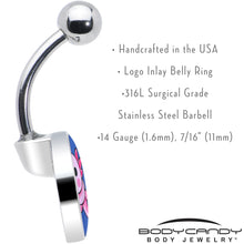 Load image into Gallery viewer, Adorable Axolotl Belly Ring by Onyx O
