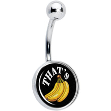 Load image into Gallery viewer, That is Bananas Belly Ring by Onyx O
