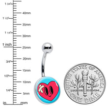 Load image into Gallery viewer, Bandaged Heartbreak Heart Belly Ring by Onyx O
