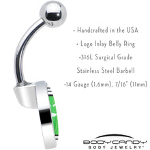 Load image into Gallery viewer, Battery Full Belly Ring by Onyx O

