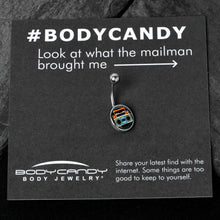 Load image into Gallery viewer, Retro Boombox Belly Ring by Onyx O
