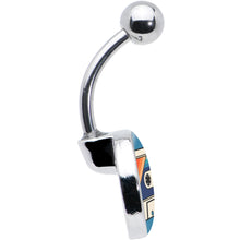 Load image into Gallery viewer, Retro Cassette Tape Belly Ring by Onyx O
