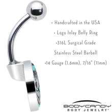 Load image into Gallery viewer, Heavy Metal Kitty Cat Belly Ring by Onyx O
