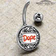 Load image into Gallery viewer, Dope Composition Notebook Belly Ring by Onyx O
