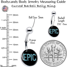 Load image into Gallery viewer, Epic Blue Belly Ring
