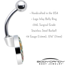 Load image into Gallery viewer, Blossom Creation Wildflower Flowers Belly Ring by Onyx O

