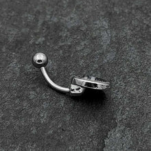 Load image into Gallery viewer, Glow in the Dark Tree of Life Belly Ring by Onyx O
