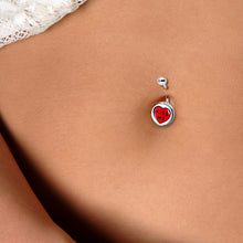 Load image into Gallery viewer, Kiss Me Candy Heart Belly Ring by Onyx O
