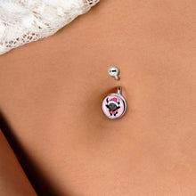 Load image into Gallery viewer, Krampus Cutie Christmas Holiday Belly Ring by Onyx O
