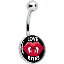 Load image into Gallery viewer, Valentine Love Bites Belly Ring by Onyx O
