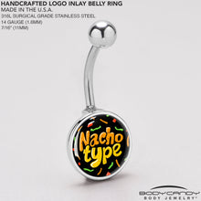 Load image into Gallery viewer, Nacho Type Belly Ring by Onyx O
